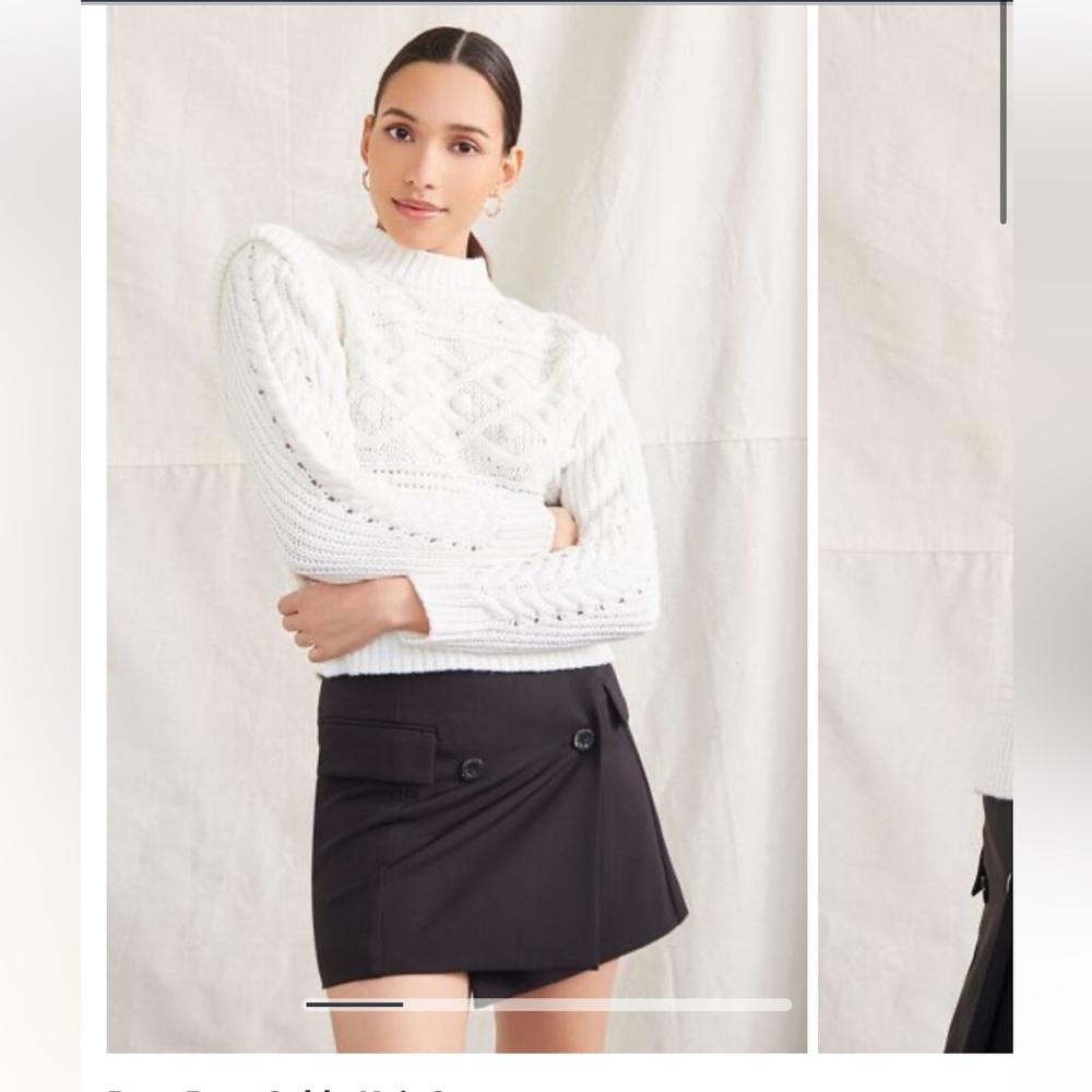 NWT Forever 21 Pom Pom Sweater